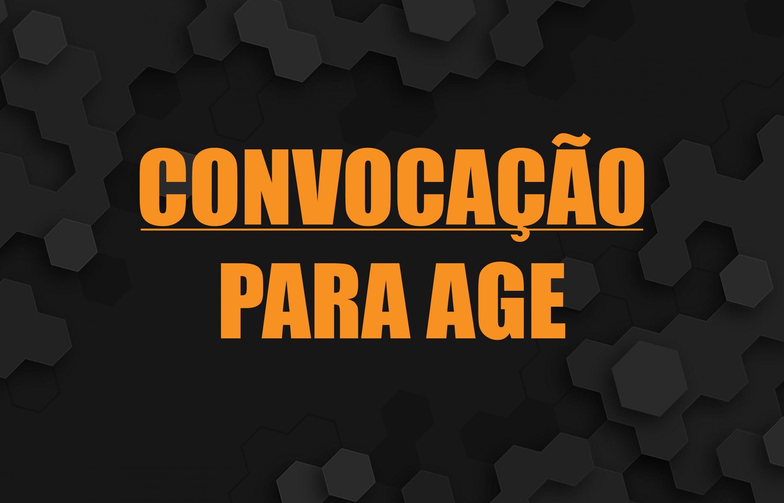 Informações acerca da AGE