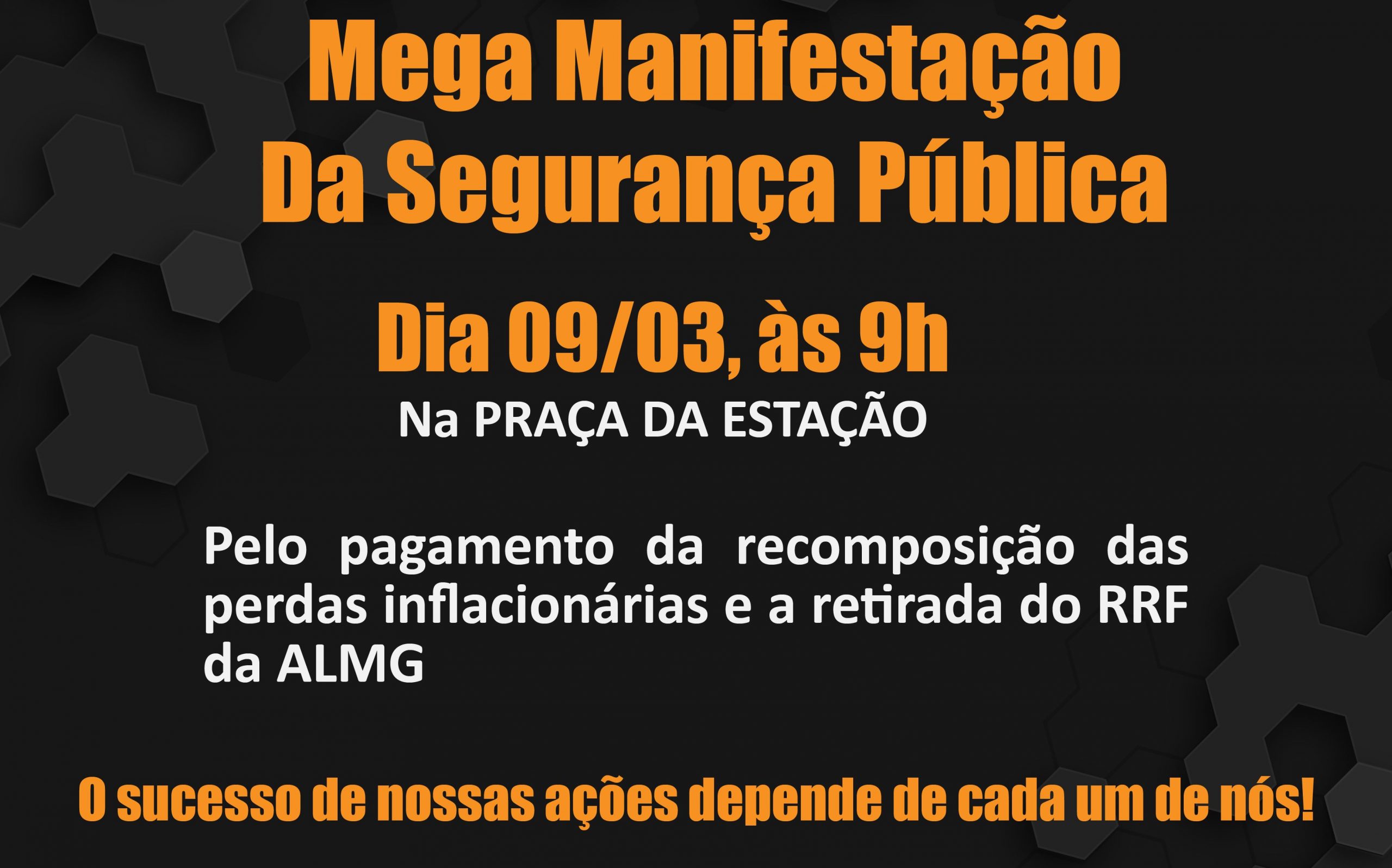 Manifestação da Segurança Pública