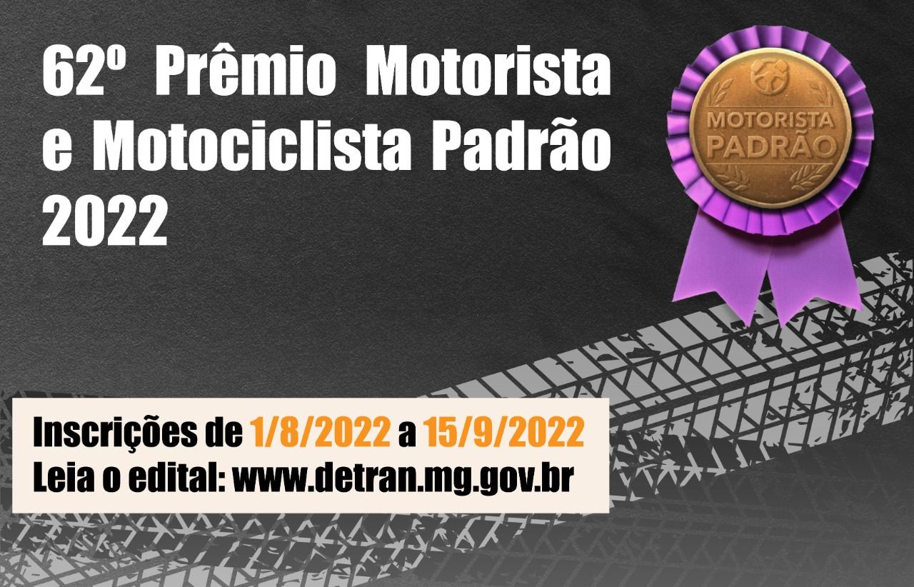 Prêmio Motorista e motociclista padrão de Minas Gerais