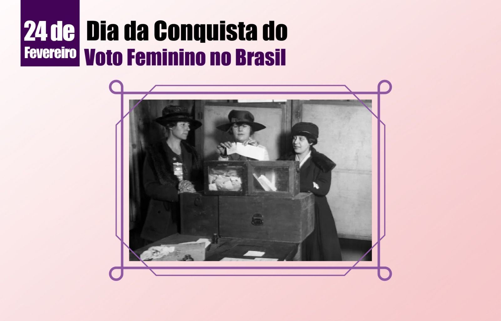 Direito de voto das mulheres completa 91 anos