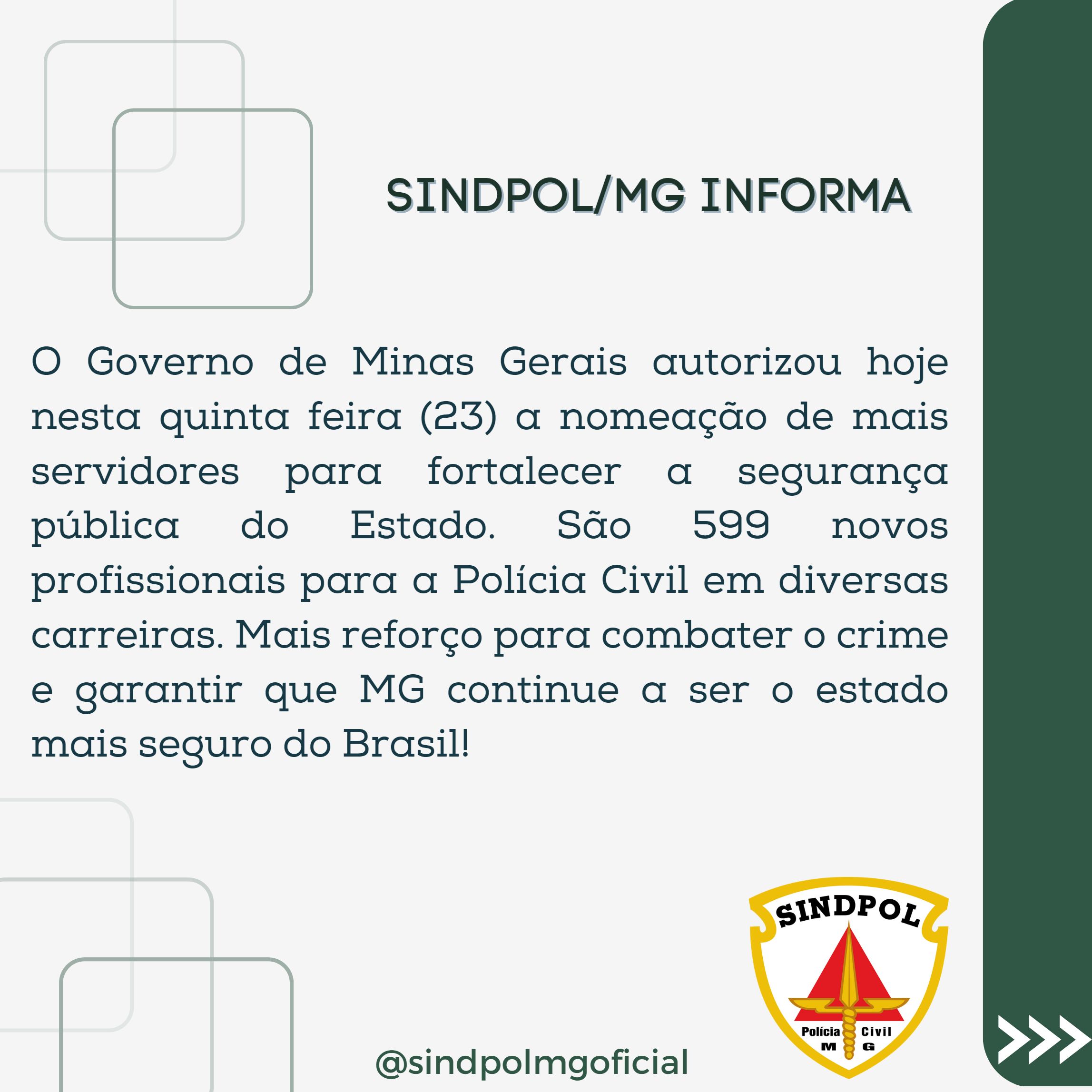 INFORMATIVO SINDPOL/MG