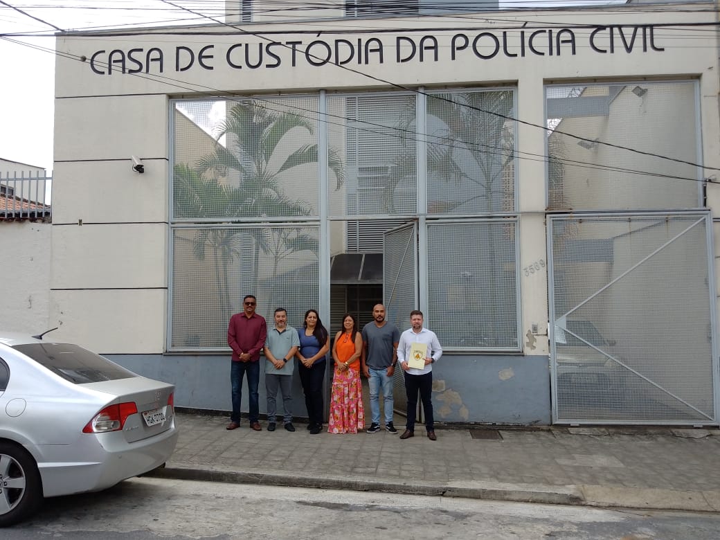 Sindpol MG realiza visita de assistência e atendimento na Casa de Custódia da Polícia Civil.