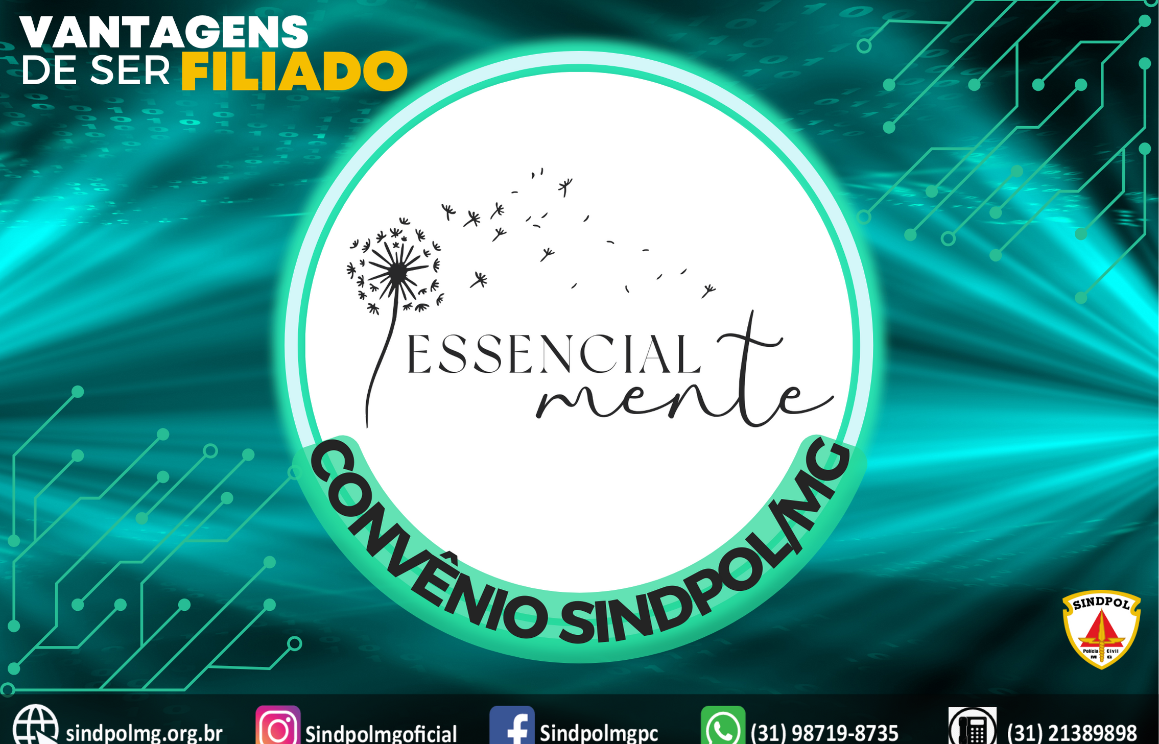 Novidade: Sindpol/MG ampliando parcerias!