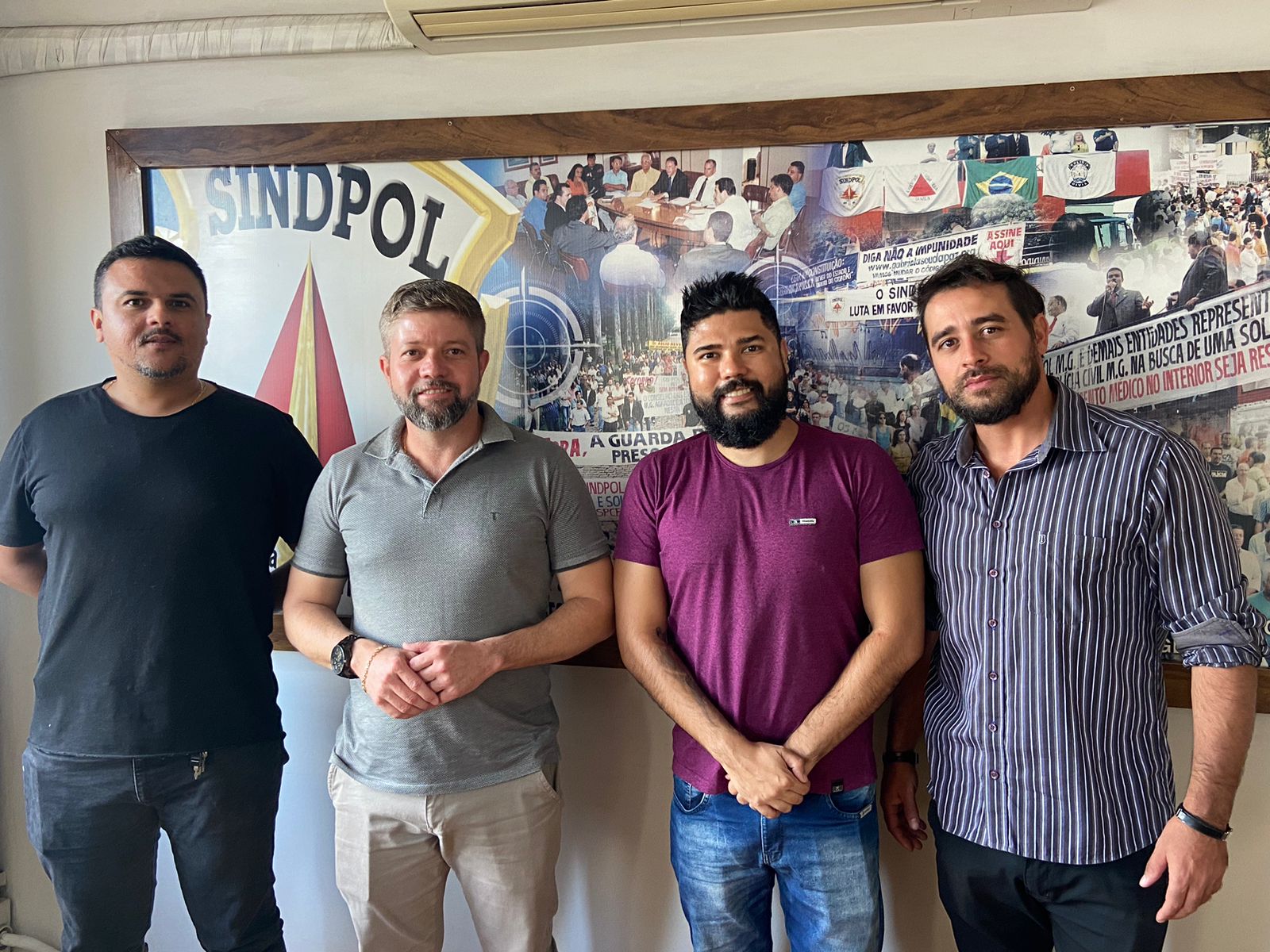 Sindpol/MG recebe projeto Cuidesepolicial e discute parceria