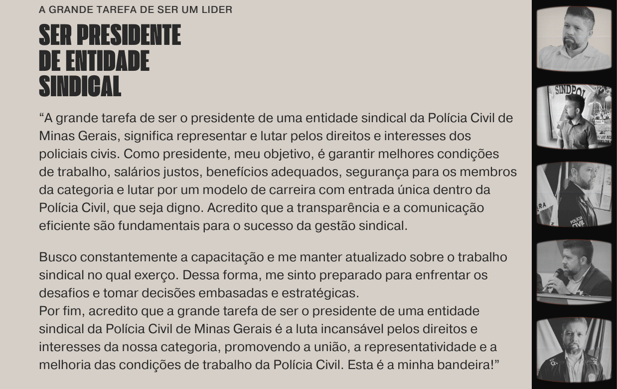 Palavra do Presidente!