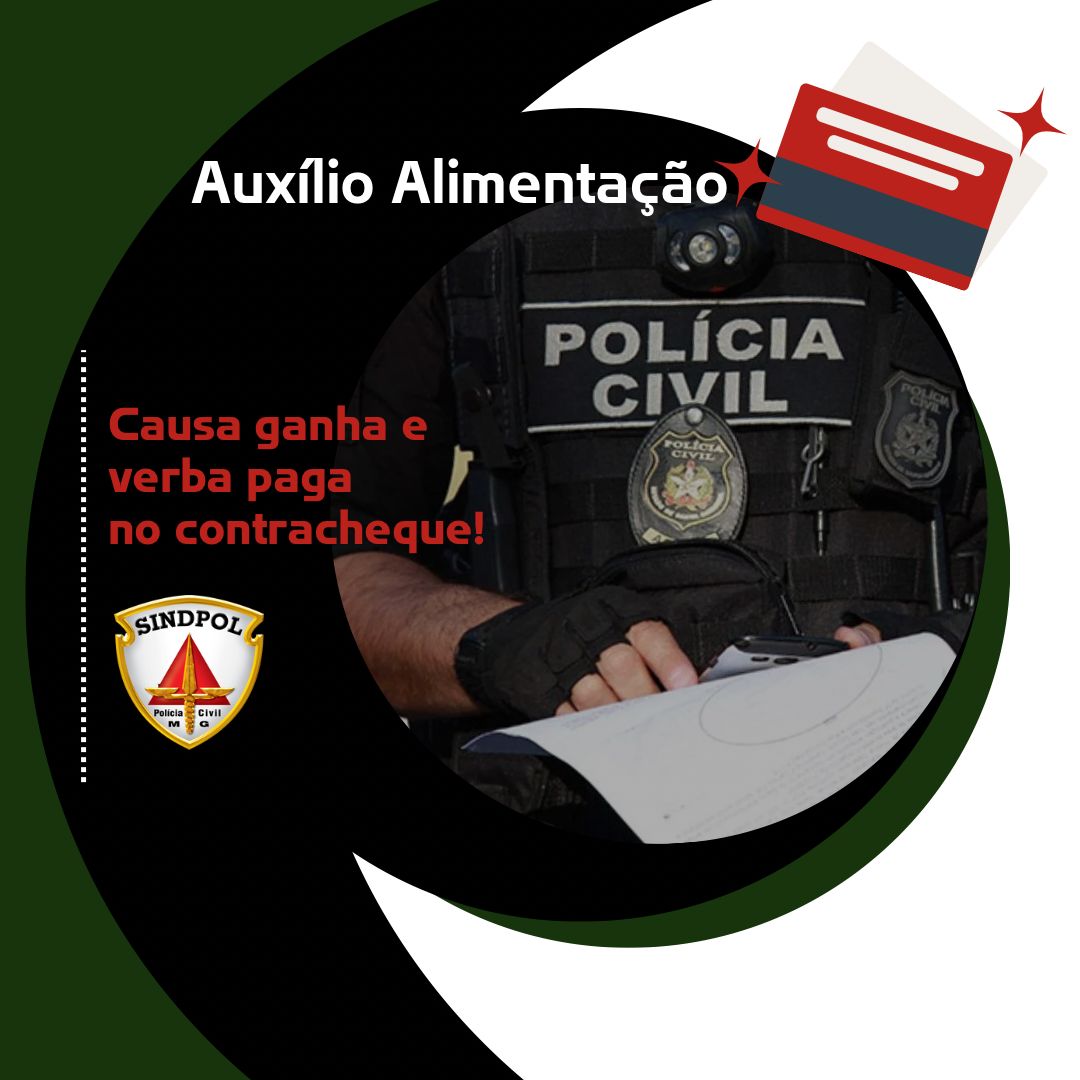 O Sindpol/MG teve mais um êxito em ação do auxílio alimentação, atendendo ao filado na Comarca de Pedro Leopoldo