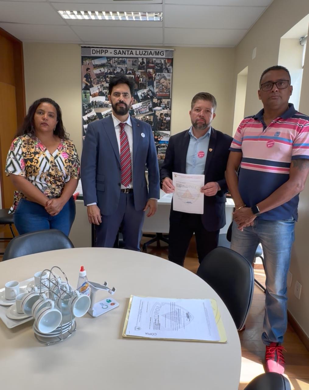 Sindpol/MG solicita intermédio do Deputado Christiano Xavier para marcação de Audiência Pública