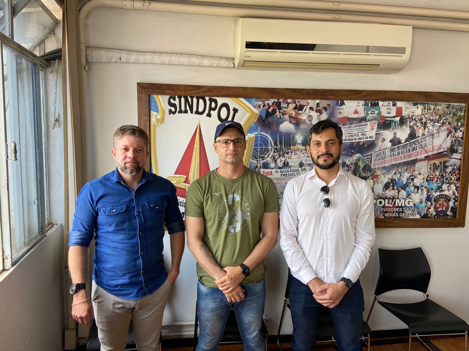 Reintegração do nosso filiado- Seja bem vindo! Sindpol de portas abertas