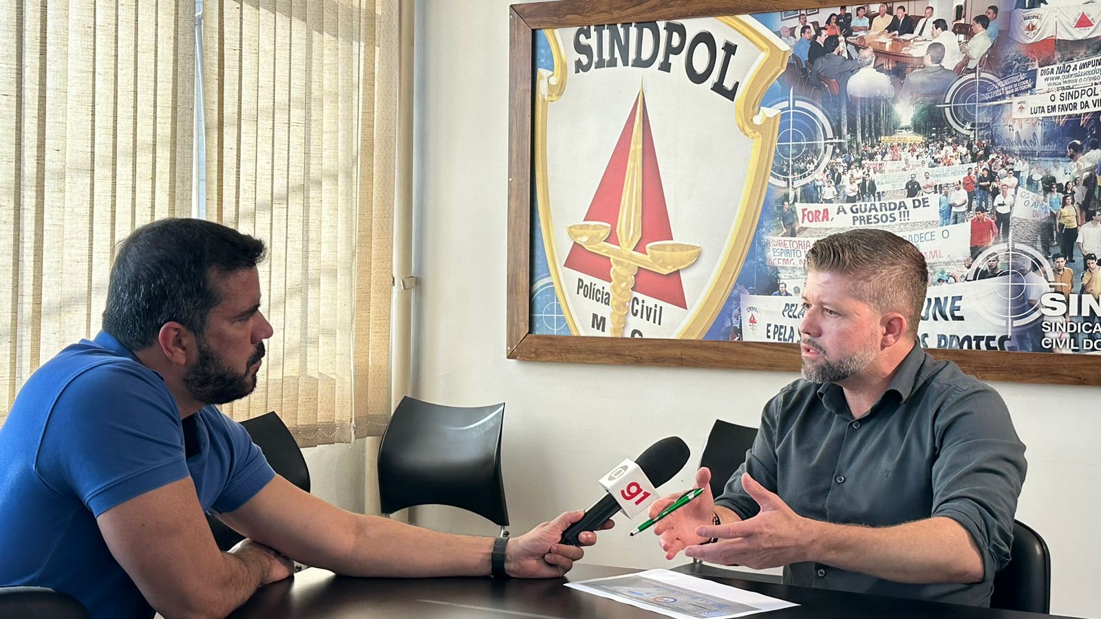 Entrevista do presidente Wemerson Oliveira para a TV Globo