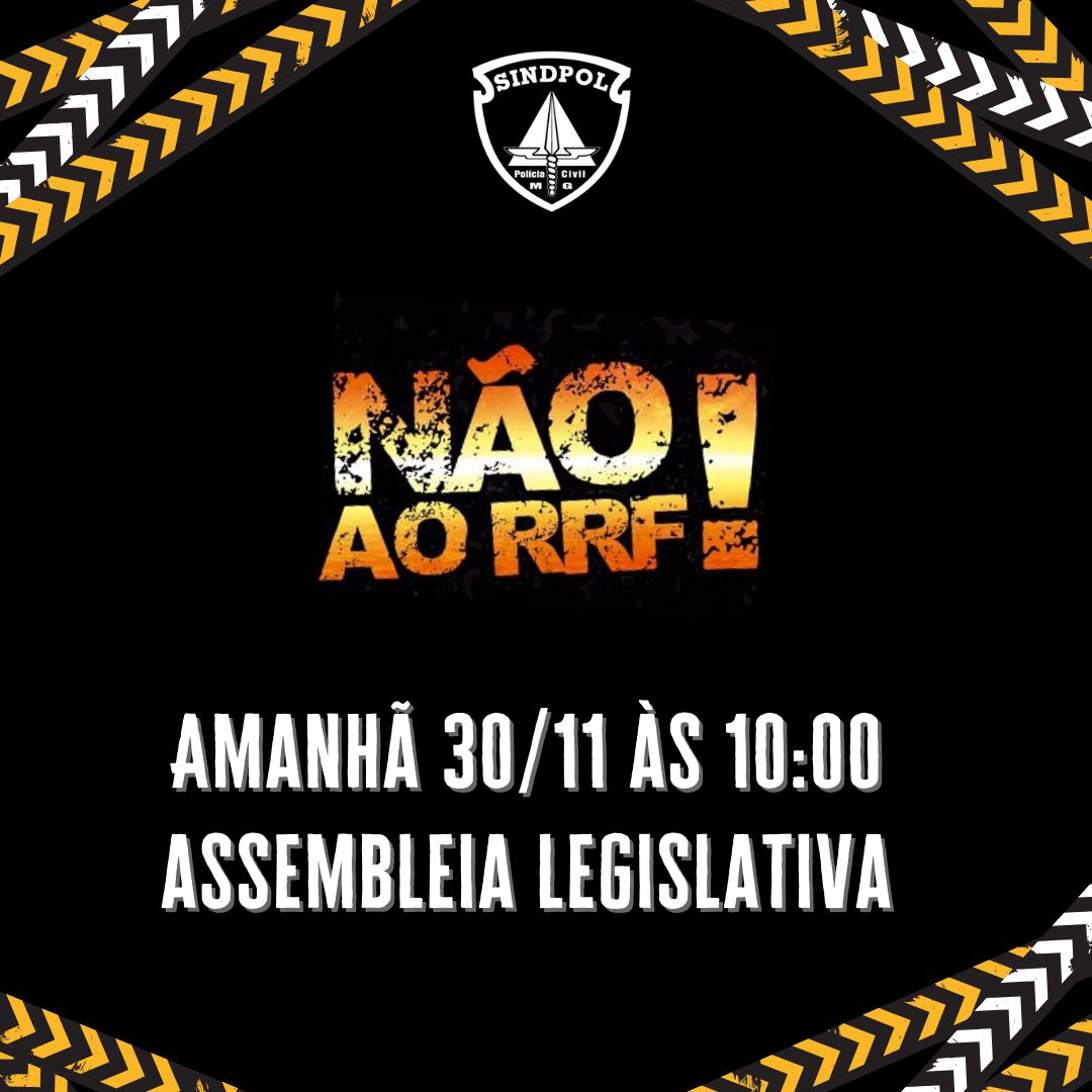 Convocação: amanhã, 30 de novembro, às 10:30, na Assembleia Legislativa.