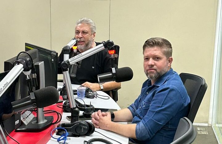 Presidente Sindpol/MG Wemerson Oliveira concede entrevista na rádio Super, do jornal “O Tempo”