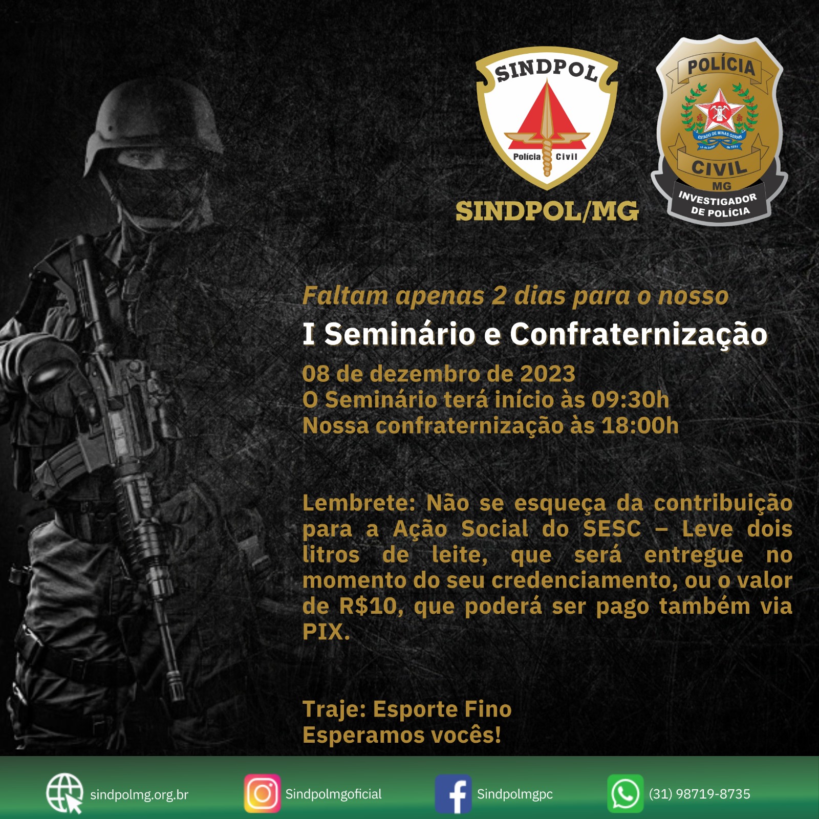 Fique ligado! Nosso I Seminário está chegando!!!