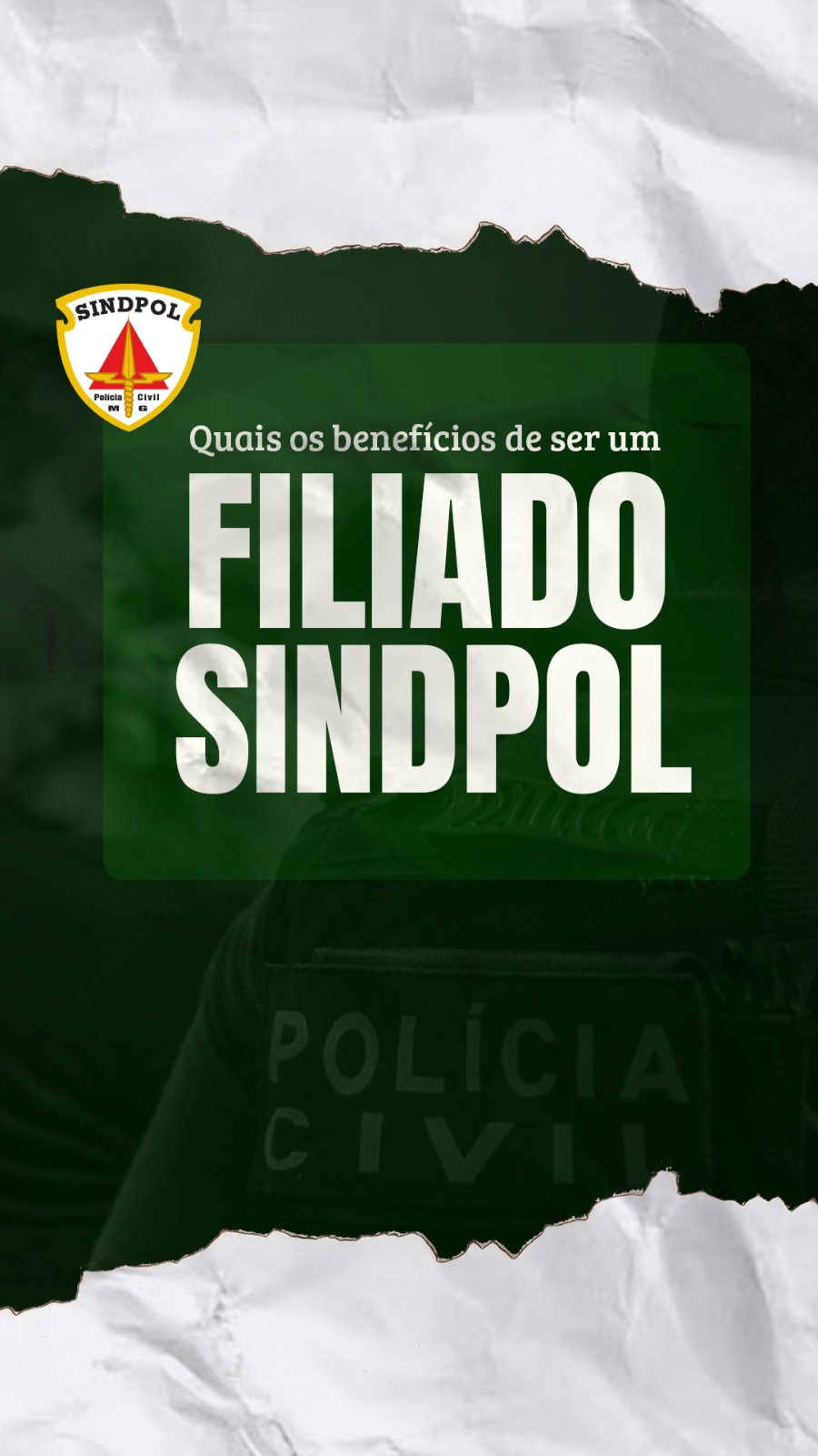 Junte-se a nós e faça parte do Sindpol! ?