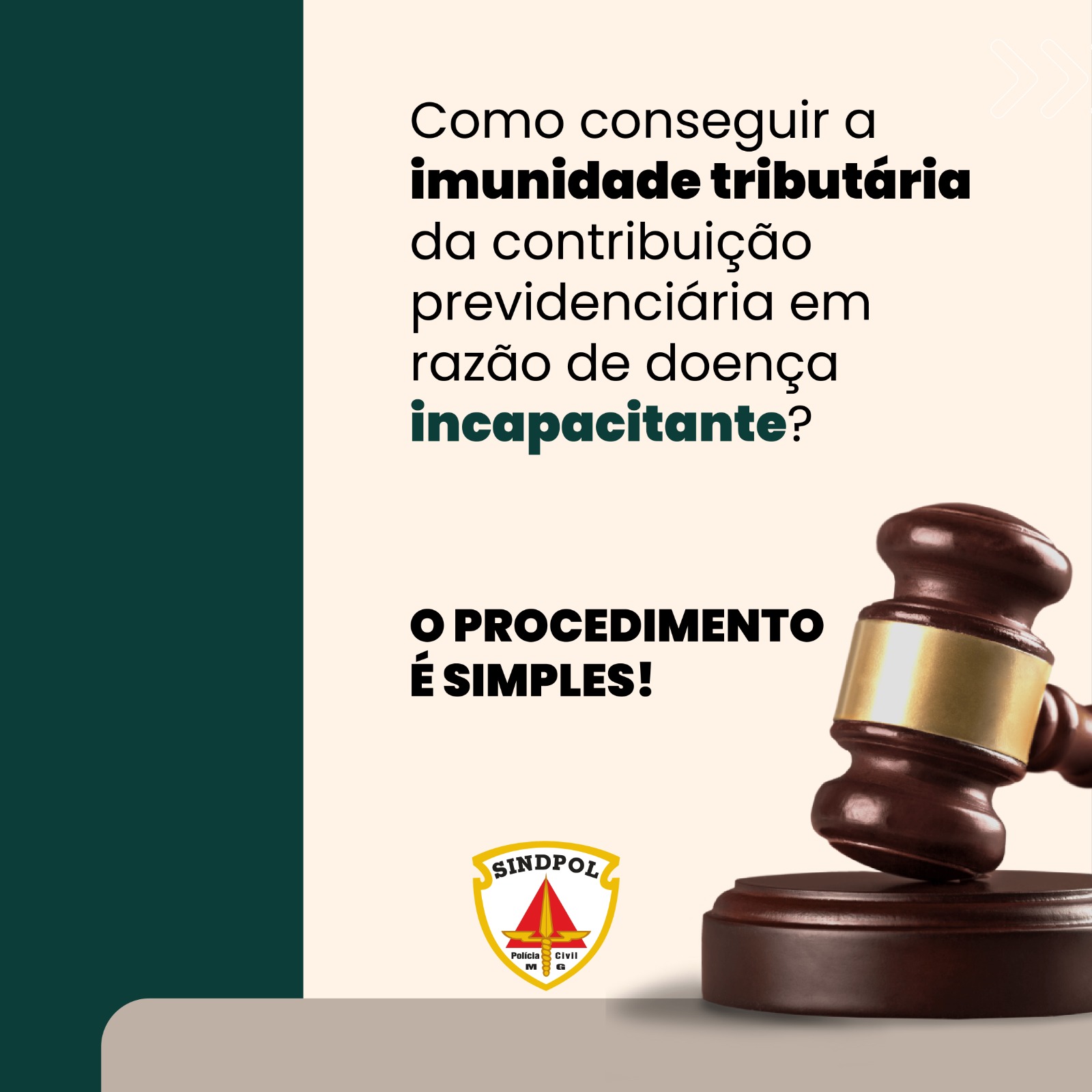 Como conseguir a imunidade tributária da contribuição previdenciária em razão de doença incapacitante?