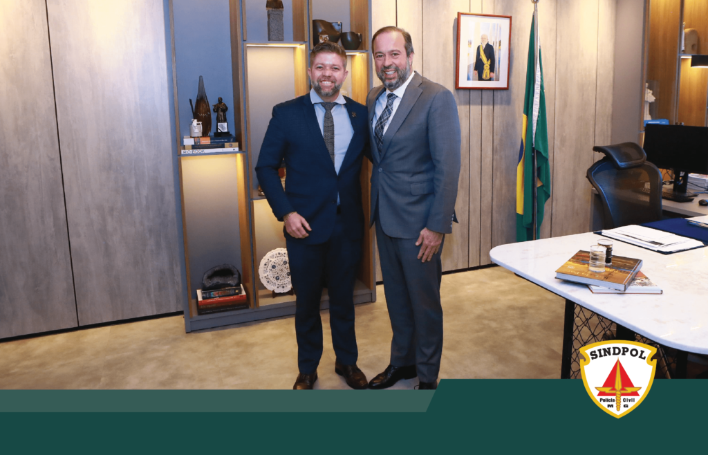 Presidente do Sindpol/MG é recebido pelo Ministro de Minas e Energia Alexandre Silveira