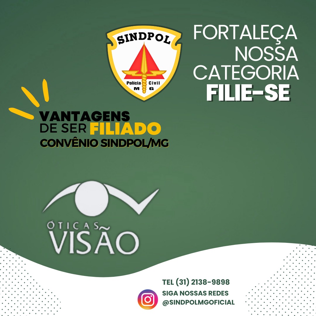 Sindpol/MG fecha parceria com a Ótica Souza e Medeiros em Teófilo Otoni