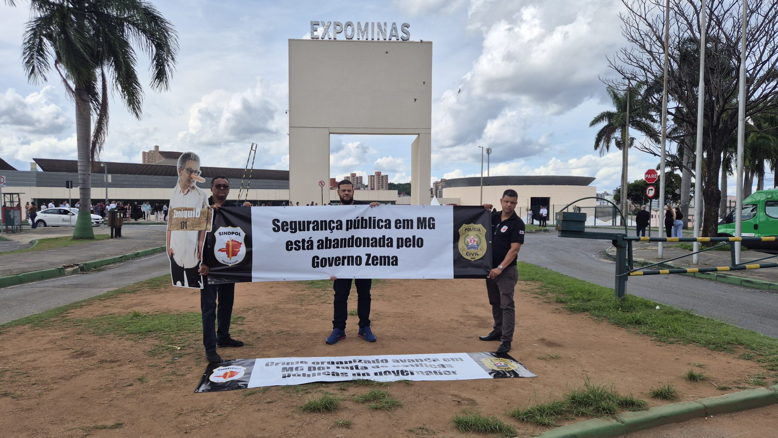 Na Caravana Federativa, diretores do Sindpol-MG denunciam “maquiagem” do Governo Zema na segurança pública