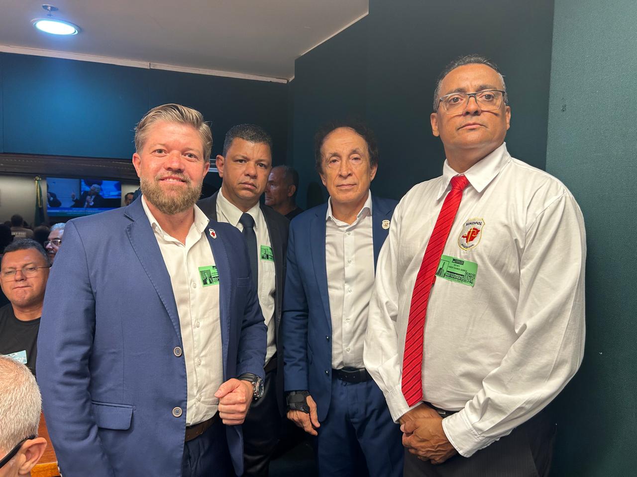 Sindpol/MG participa de mobilização nacional em Brasília pela aprovação das Emendas 6 e 8 da PEC 18/2025