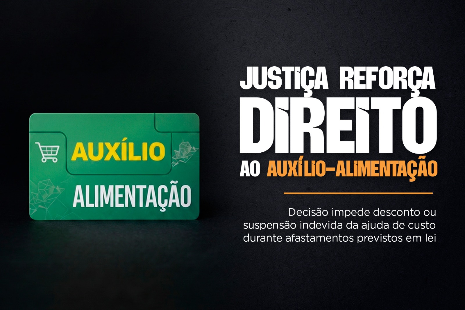 Justiça determina que Estado de Minas Gerais não desconte auxílio-alimentação durante afastamentos legais remunerados